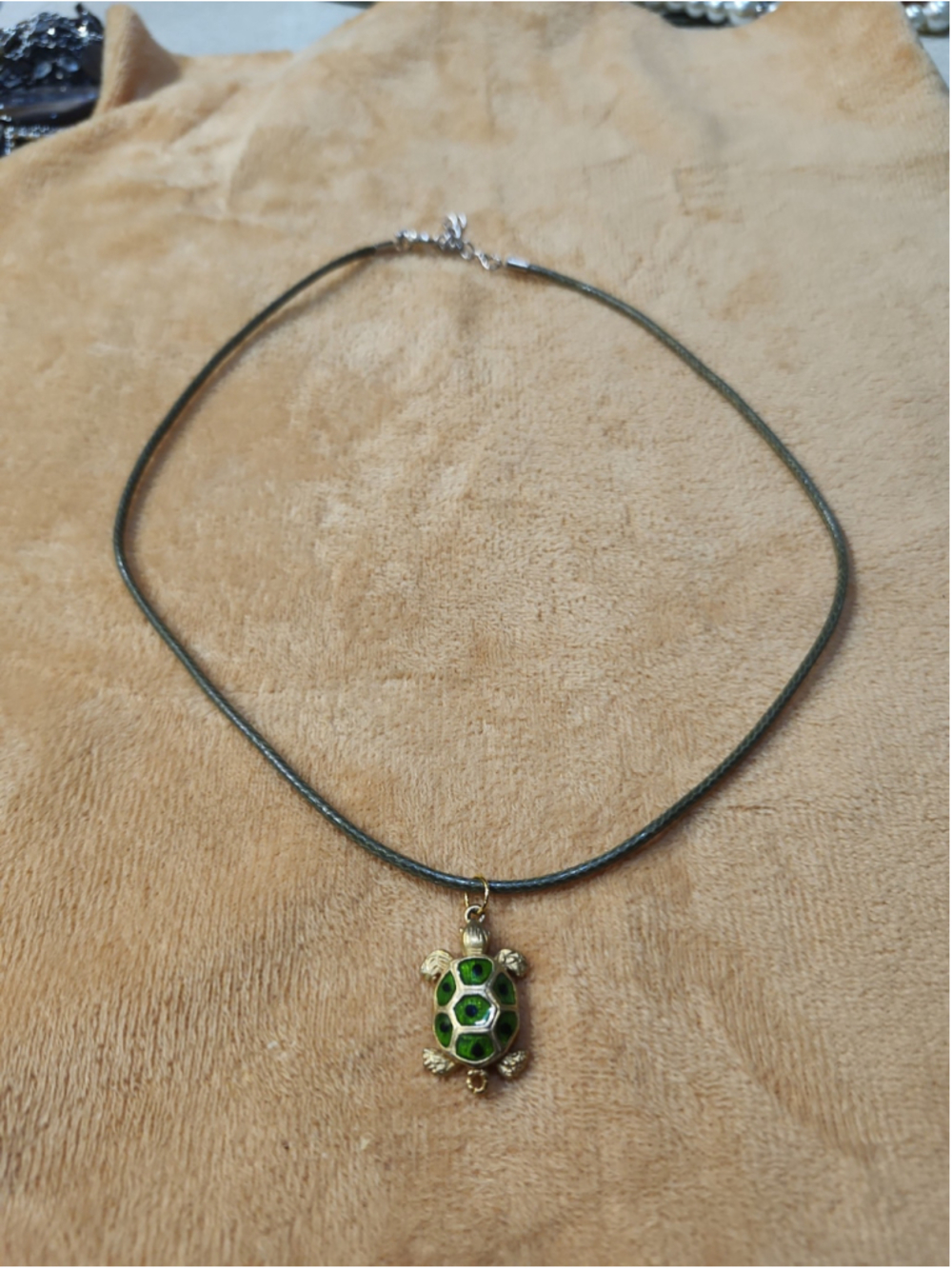 Chicos Turtle Pendant Necklace